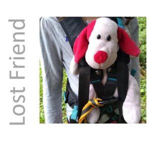 ISO NFS Pink puppy stuffie with red ears *** NFS Do not buy